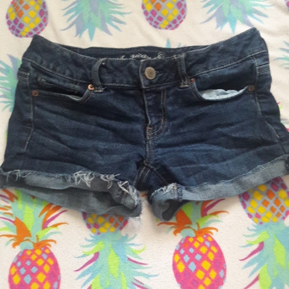 American eagle jean shorts